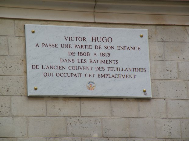  Plaque commémorative posée en 1912
